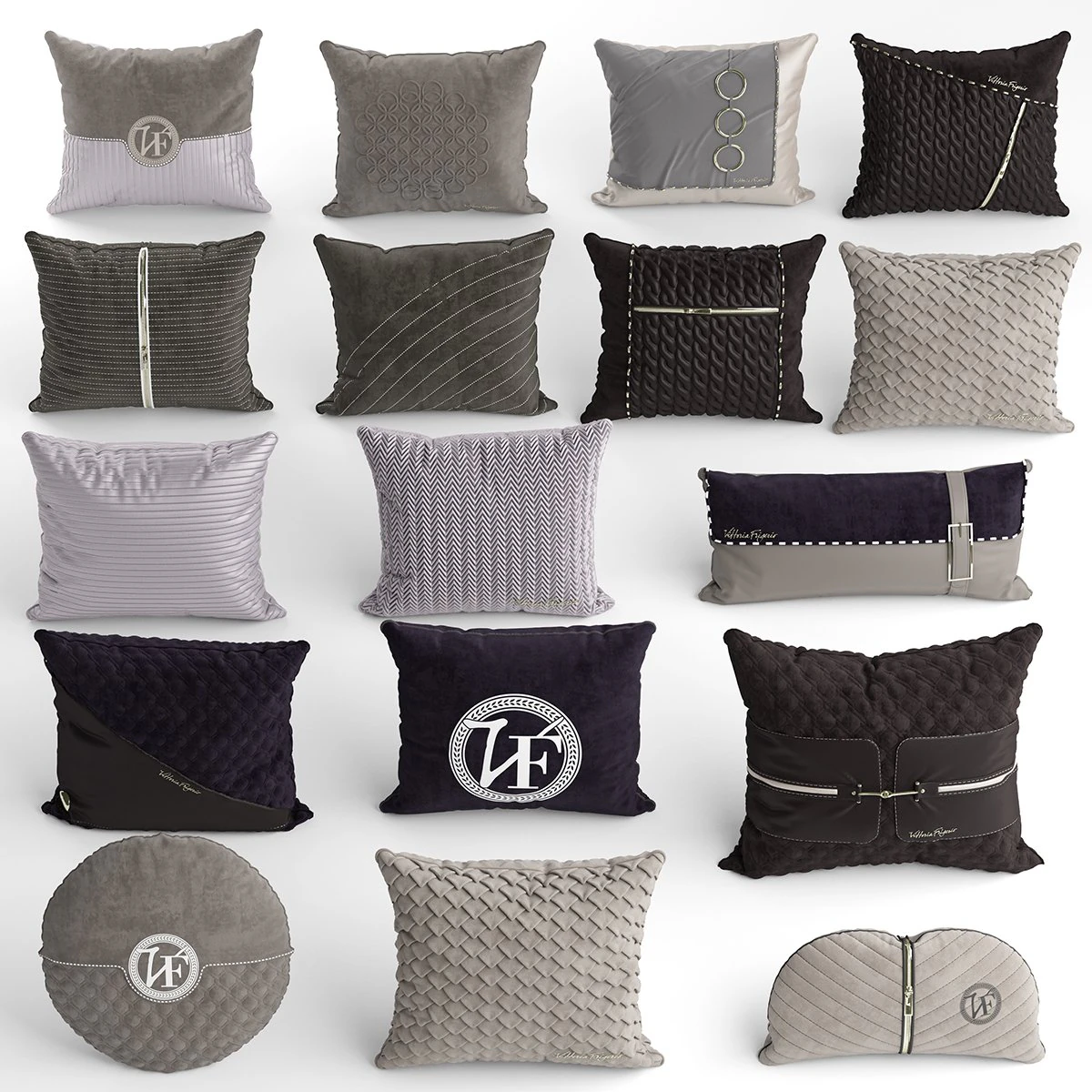 pillow vittoria frigerio 3D Model .c4d .max .obj .3ds .fbx .stl .blend 