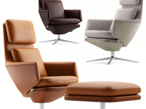 vitra grand relax 3D Model