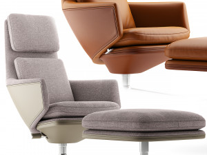 vitra grand relax 3D Model