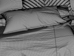 photorealistic bedding 3D Модель