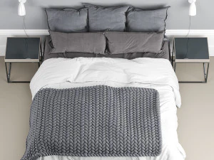 photorealistic bedding 3D Model