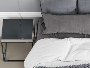 photorealistic bedding Model 3D