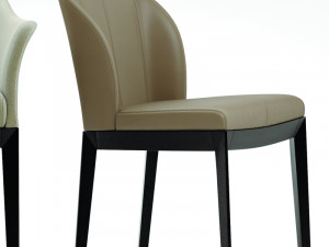 giorgetti normal chair and table 3D मॉडल