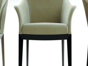 giorgetti normal chair and table 3D मॉडल