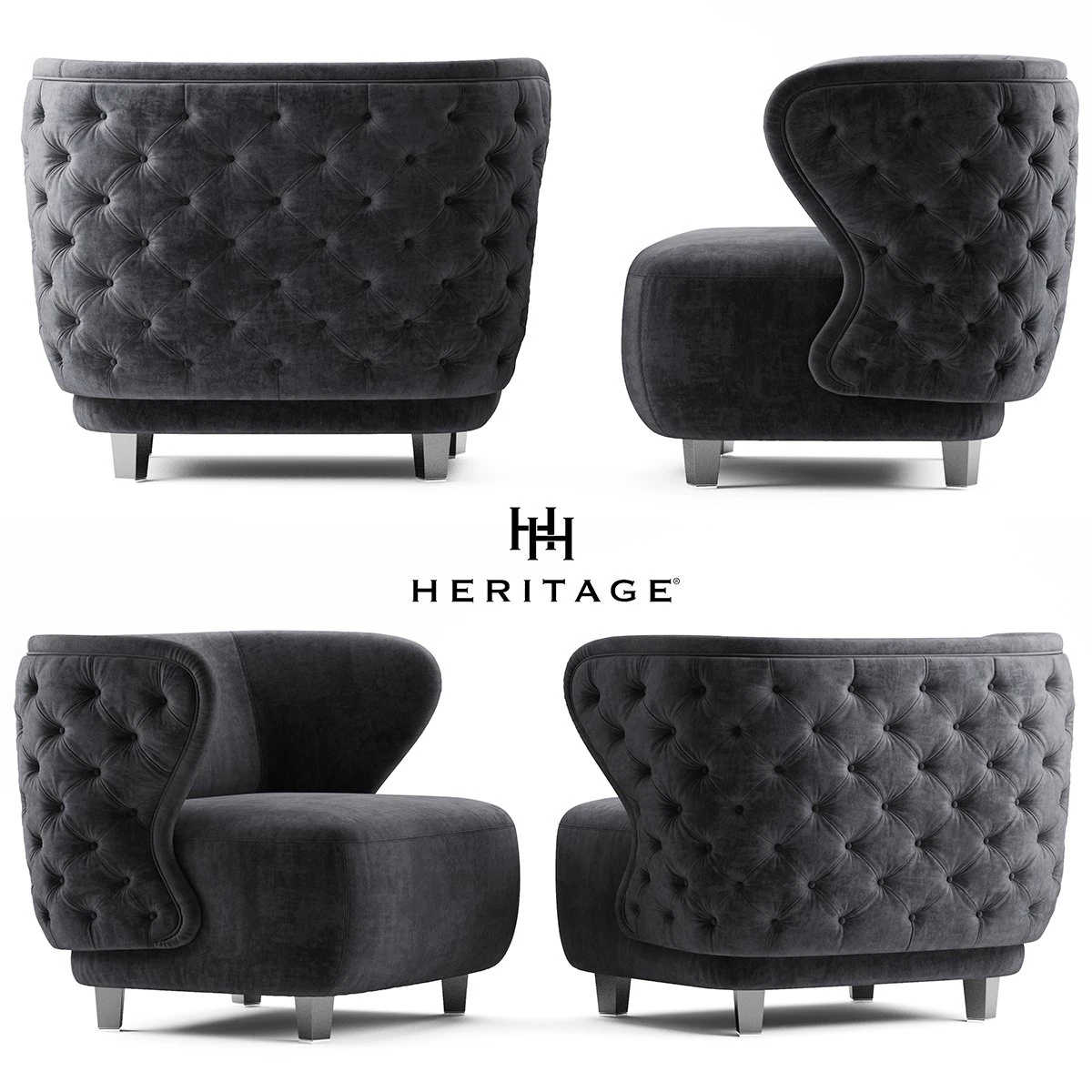 heritage annabelle 3D Model .c4d .max .obj .3ds .fbx .stl .blend 