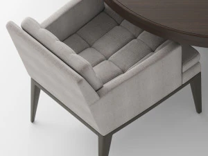 baker dining chair and table 3D Model