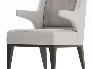 baker dining chair and table Modèle 3D