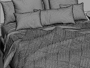 bed 1 3D Model