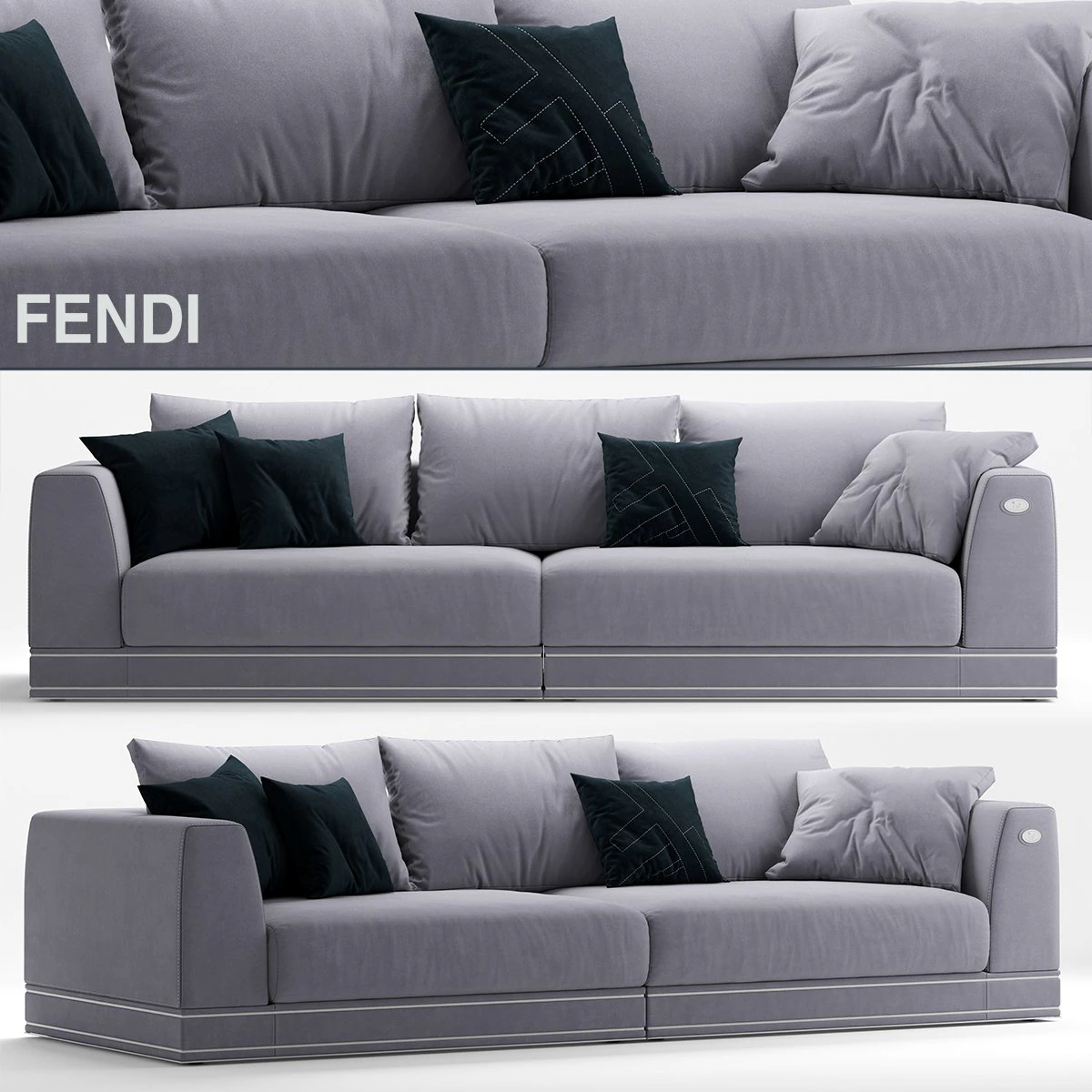 fendi casa tudor 3D Model .c4d .max .obj .3ds .fbx .stl .blend