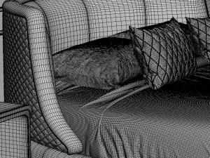 bentley avebury bed 3D Model