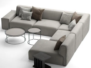 ditre italia monolith sofa 3D Model