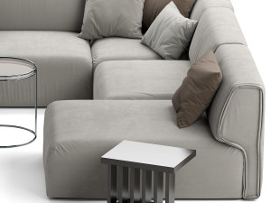 ditre italia monolith sofa Modelo 3D