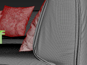 ditre italia monolith sofa 3D Model