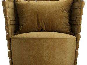 roberto cavalli lounge occasional chairs bell Model 3D