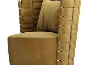 roberto cavalli lounge occasional chairs bell Model 3D