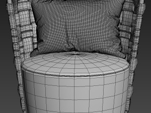 roberto cavalli lounge occasional chairs bell Model 3D