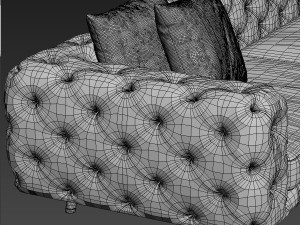 ulivi salotti daniel sofa 3D Model