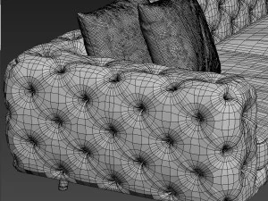 ulivi salotti daniel sofa 3D Model
