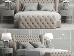 heritage collection four seasons bed 3D Model