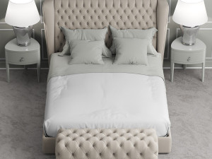heritage collection four seasons bed Modello 3D