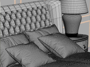 heritage collection four seasons bed Modello 3D