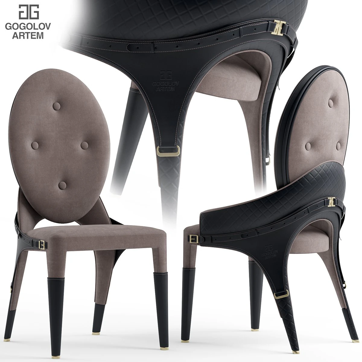 gogolov artem chair 3D Model .c4d .max .obj .3ds .fbx .stl .blend 