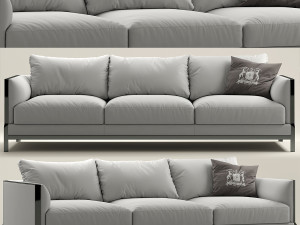 trussardi casa band sofa 3D 模型