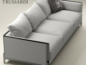trussardi casa band sofa Modello 3D