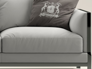 trussardi casa band sofa Modello 3D