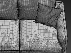 trussardi casa band sofa Modello 3D