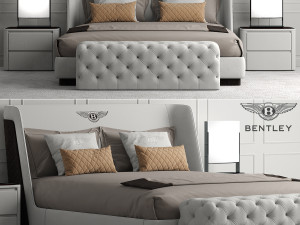 bentley home richmond bed 3D Model