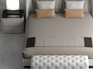 bentley home richmond bed Model 3D