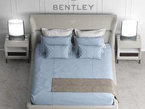 bentley home lancaster bed 3D Model