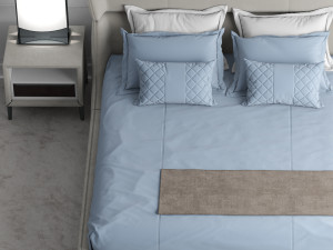 bentley home lancaster bed 3Dモデル