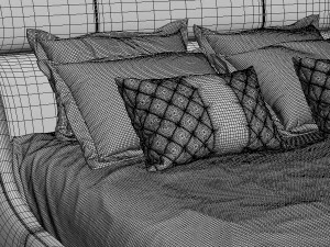 bentley home lancaster bed 3D Model