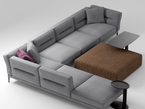 flexform adda sofa 3D Модель