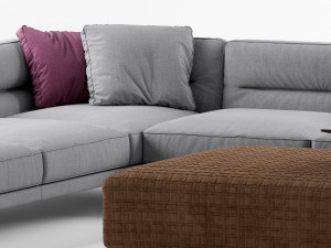 flexform adda sofa 3D Модель