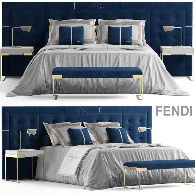 fendi pincio Modelo 3D .c4d .max .obj .3ds .fbx .stl .blend 