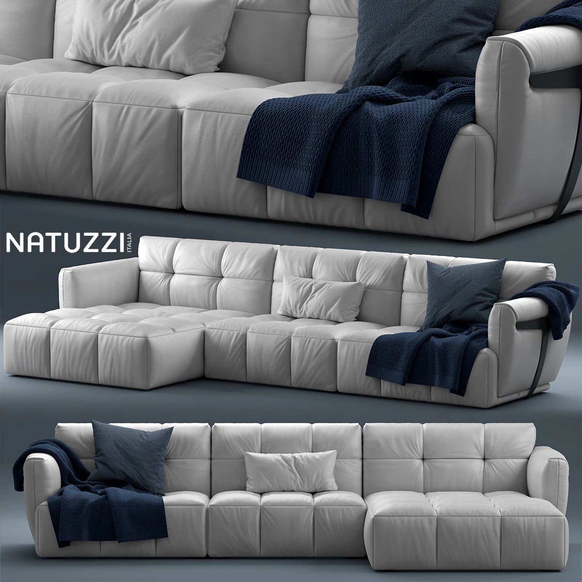herman natuzzi italia 3D Model .c4d .max .obj .3ds .fbx .stl .blend 