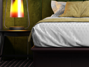 roche bobois backstage bed 3Dモデル