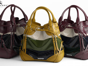 burberry whipstitch bag Model 3D