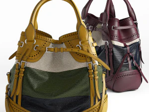 burberry whipstitch bag 3D Model