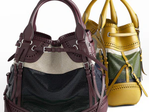 burberry whipstitch bag 3D Model