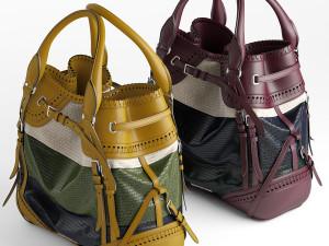 burberry whipstitch bag Modèle 3D