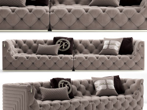 vittoria frigerio caracciolo sofa 3D Model