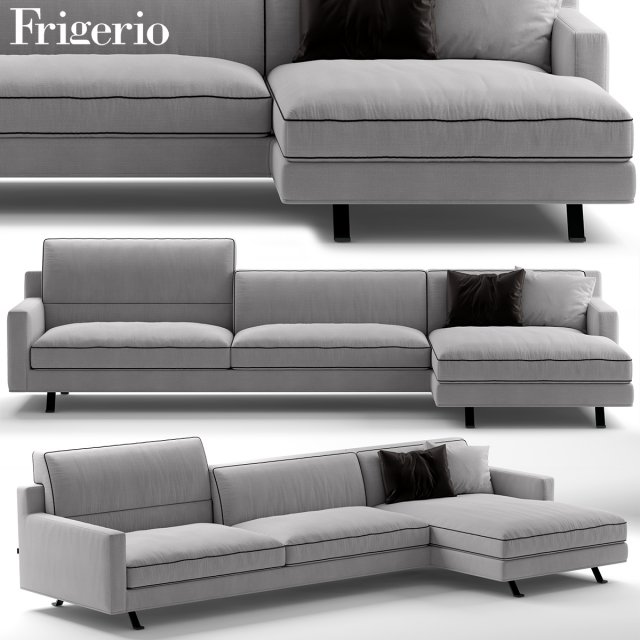 frigerio salotti james Modelo 3D .c4d .max .obj .3ds .fbx .stl .blend 