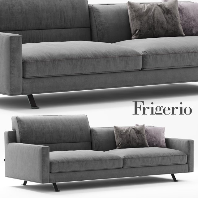 sofa frigerio salotti james 3D 모델 .c4d .max .obj .3ds .fbx .stl .blend 
