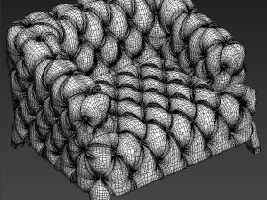 rugiano cloud chair 3D Модель