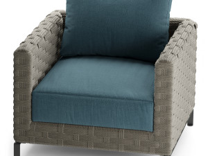 chair bebitalia ray outdoor natural 3D-Modell
