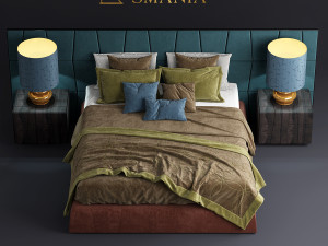 smania colorado bed Modello 3D